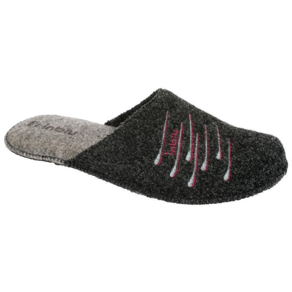 Домашние тапочки мужские Inblu EU-1D 43 (28 см) серые фото 2