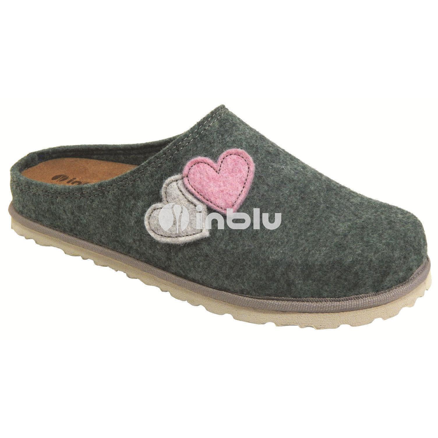 Домашние тапочки женские Inblu CS-1H 40 (26 см) ментоловые фото 2