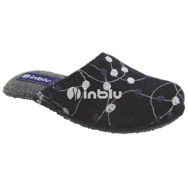 Домашние тапочки женские Inblu EF-1H 40 (26,5 см) серо-синие