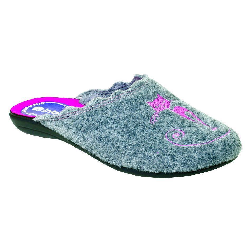 Домашні капці жіночі Inblu NC-11X 39 (24,5 см) срібні