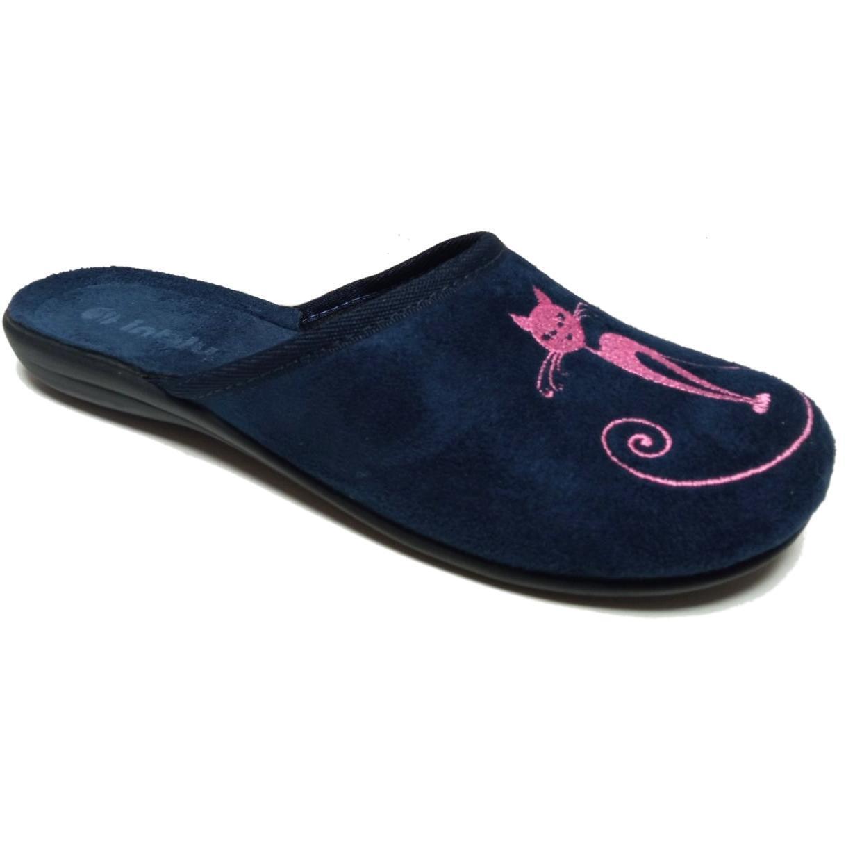 Домашние тапочки женские Inblu NC-3L 41 (25,5 см) синие