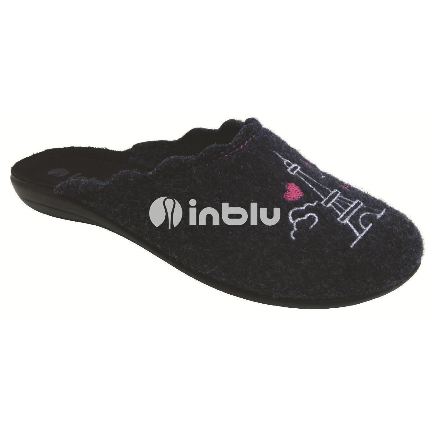 Домашні капці жіночі Inblu NC-4H 40 (25 см) сіро-сині