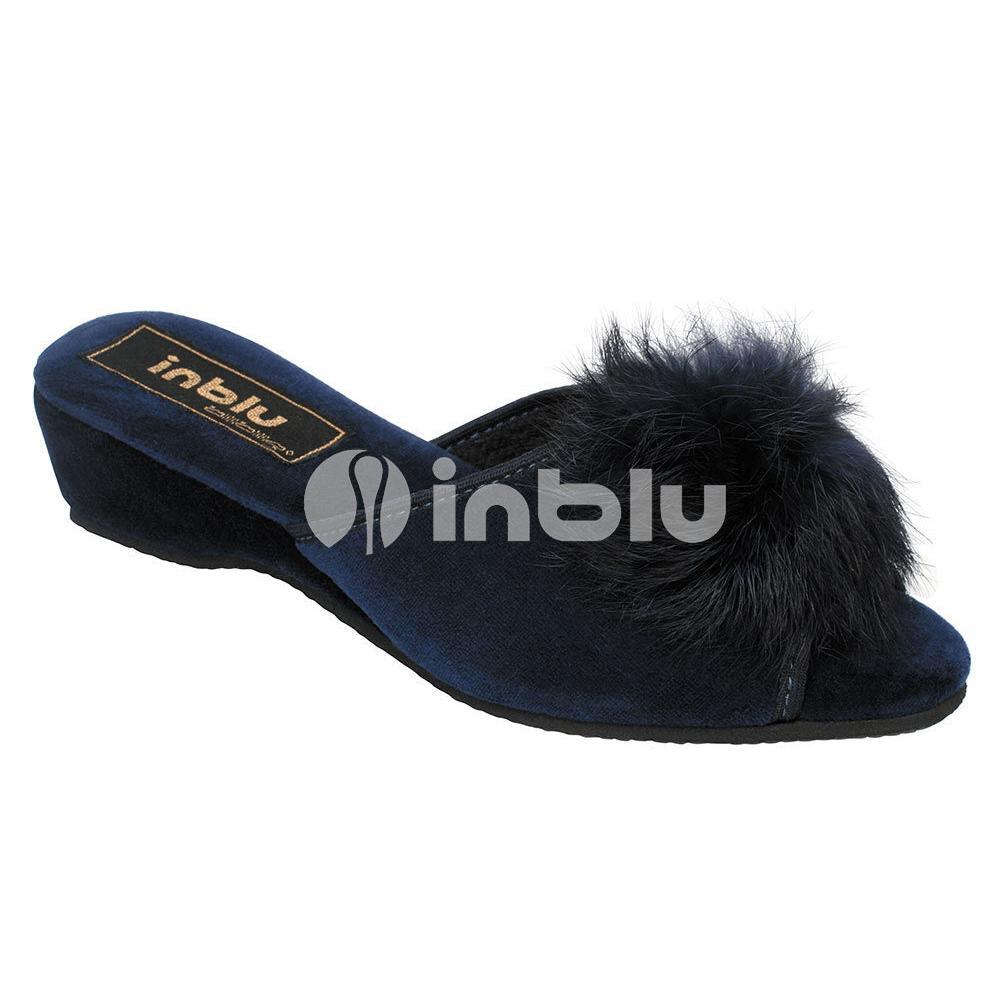Домашние тапочки женские Inblu RR-1X 36 (23 см) синие