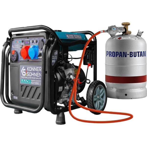 

Генератор газобензиновый инверторный Konner&Sohnen KS 8100iEG 1/3, 230/400В, 8-8.5кВт (KS8100IEG1/3)