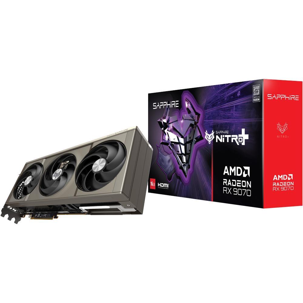 Видеокарта SAPPHIRE Radeon RX 9070 16GB GDDR6 NITRO+ GAMING OC (11349-01-20G) фото 1