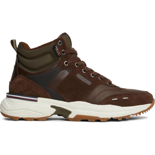 

Ботинки мужские Tommy Hilfiger M Runner Cordura Hi Lth Mix FM0FM05222-GT6 42 коричневий