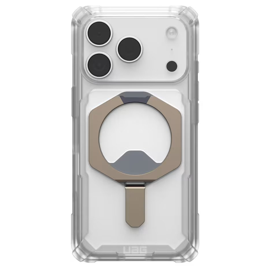 Чохол UAG для iPhone 17 Pro Max, Plasma XTE MagSafe, Clear/Titaniumфото1