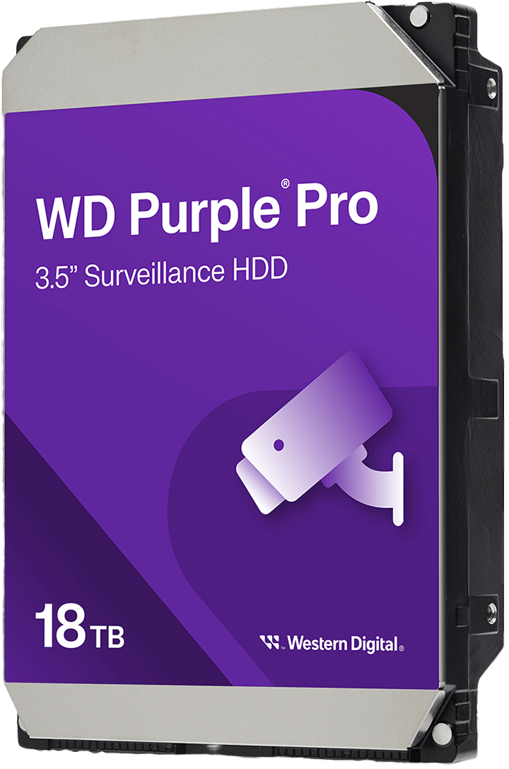 Жесткий диск WD SATA 18.0TB WD Purple Pro 7200rpm 512MB (WD181PURP) фото 1
