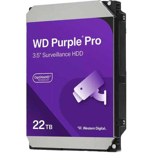 

Жесткий диск WD SATA 22.0TB WD Purple Pro 7200rpm 512MB (WD221PURP)