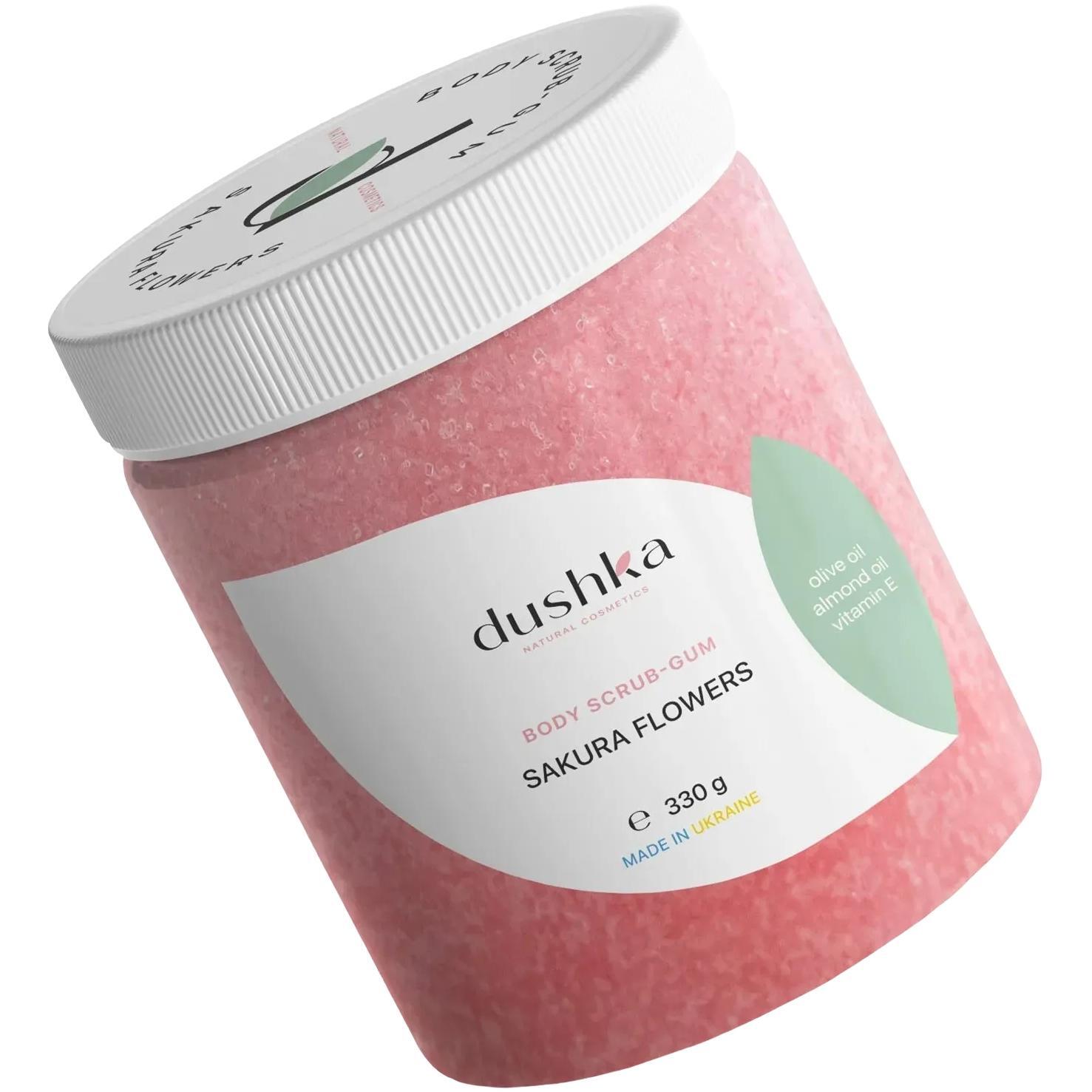 Скраб-жвачка для тела Dushka Цветы сакуры 330 г фото 1