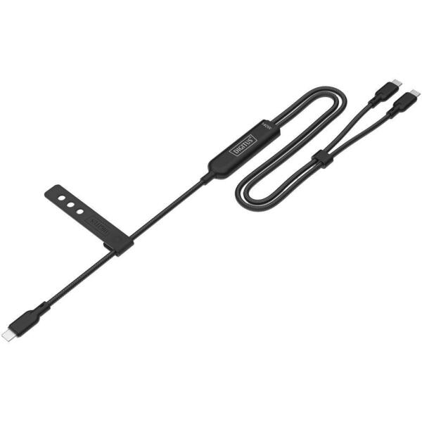 

Кабель DIGITUS USB-C > 2xUSB-C зарядки/синхронизации, USB 2.0, 140W, 1.8м, черный