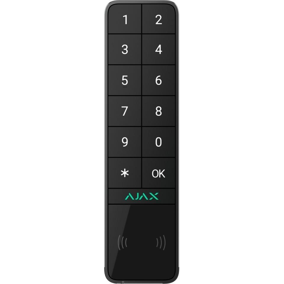 Беспроводная внешняя клавиатура Ajax KeyPad Outdoor Jeweller, черная (000059121) фото 1