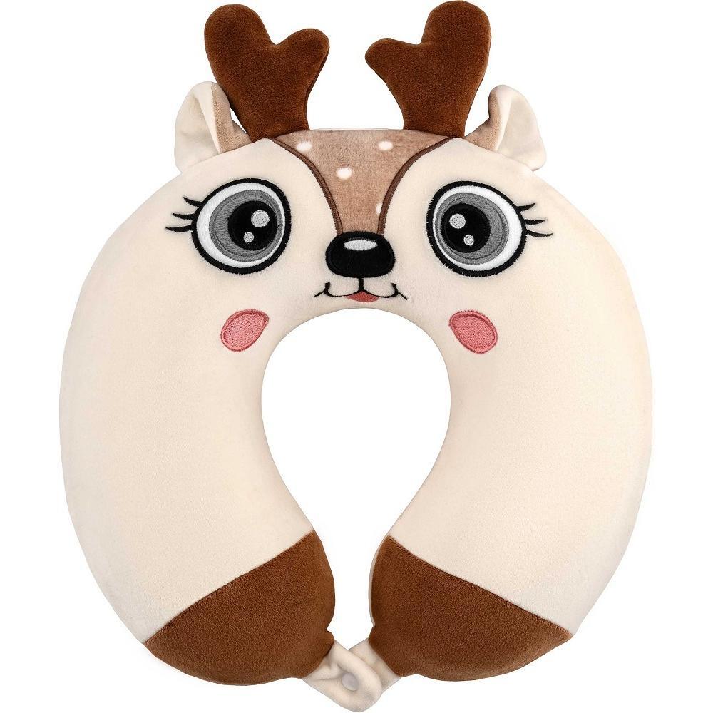 Подушка для шеи ARDESTO Travel Reindeer 30х30см, белый (ART3031NEP) фото 1