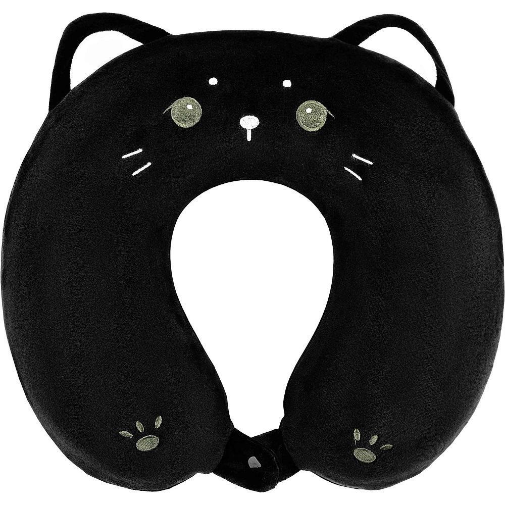 Подушка для шеи ARDESTO Travel Black Cat 30х30см, черный (ART3033NEP) фото 1