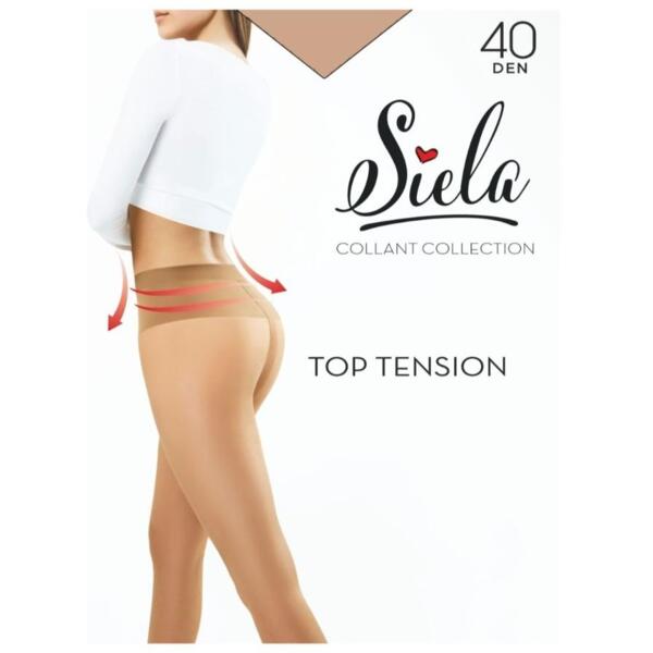 Колготы женские SIELA top tension 40 2р бежевые (4823116918283) фото 