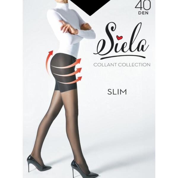 

Колготы женские SIELA Slim 40 5р черные (4823102991221)