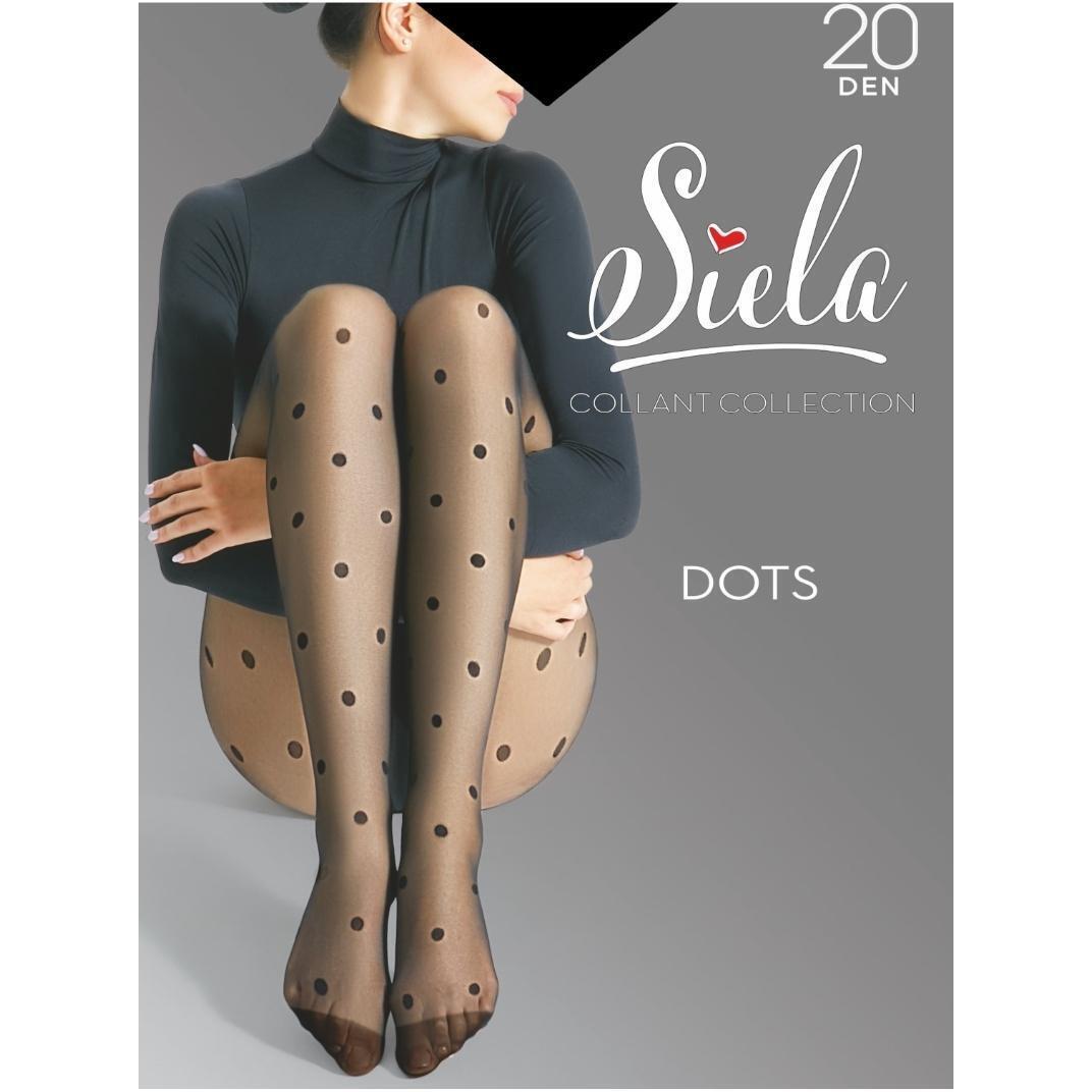 Колготы женские SIELA Dots 20 (2) 3р черные (4823102986951) фото 1