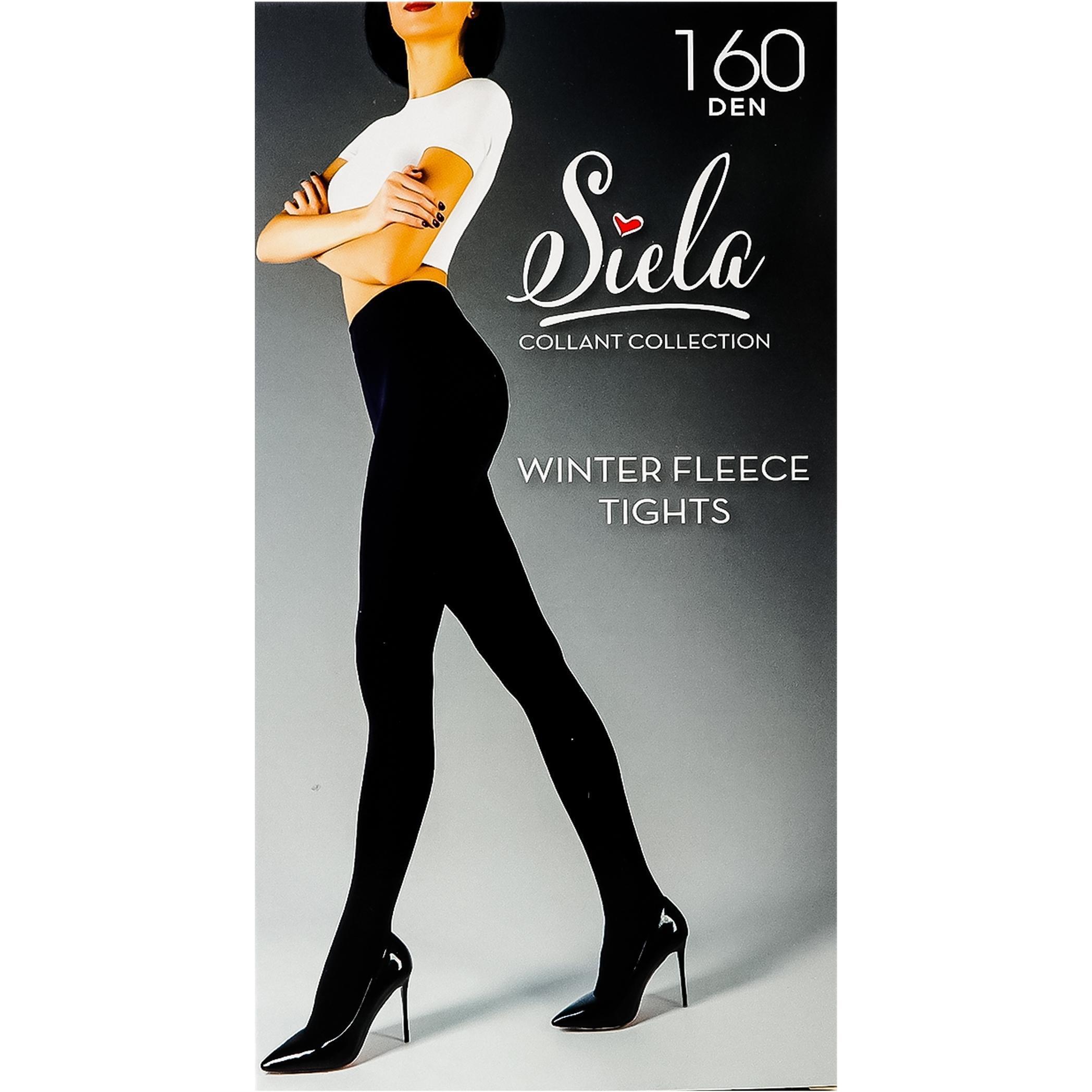 Колготы женские SIELA Winter Fleece 160 Den 3р черные (6991234001021) фото 1