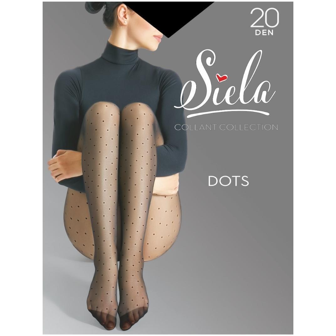 Колготы женские SIELA Dots 20 (1) 4р черные (4823102986876) фото 1