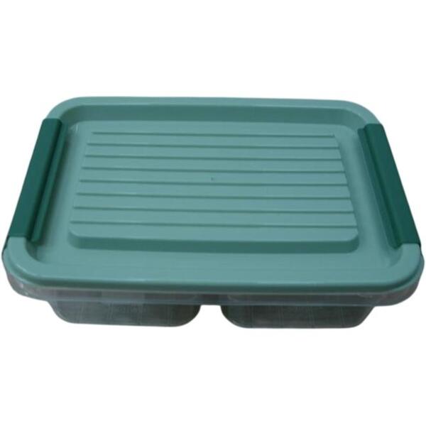 Контейнер двухсекционный ARDESTO Fresh 2х0.25л, зеленый (AR1302G)