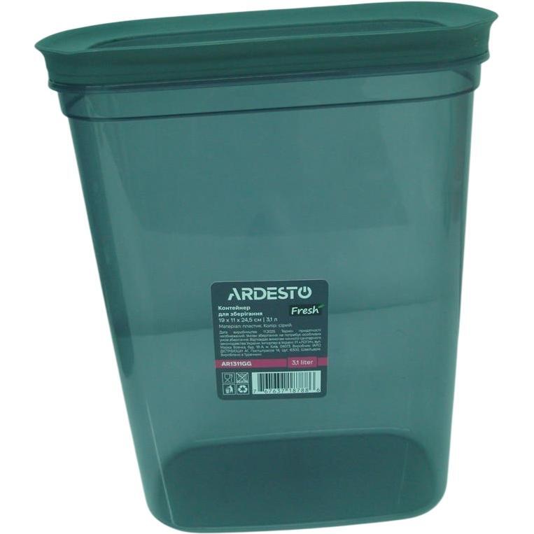 Контейнер ARDESTO Fresh 3.1л, сірий (AR1311GG)фото1