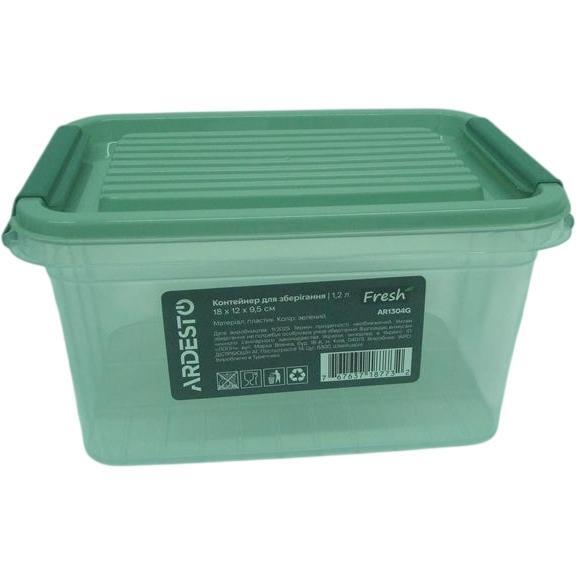 Контейнер ARDESTO Fresh 1.2л, зелений (AR1304G)фото1