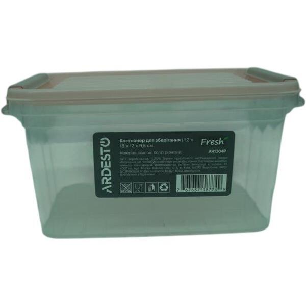 

Контейнер ARDESTO Fresh 1.2л, розовый (AR1304P)