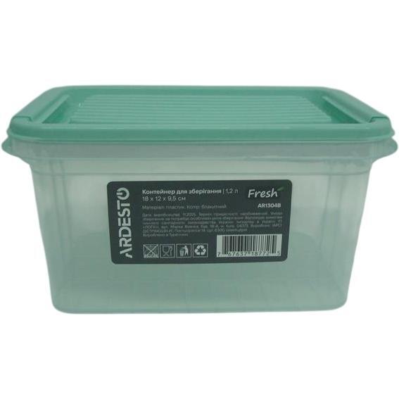 Контейнер ARDESTO Fresh 1.2л, блакитний (AR1304B)фото1