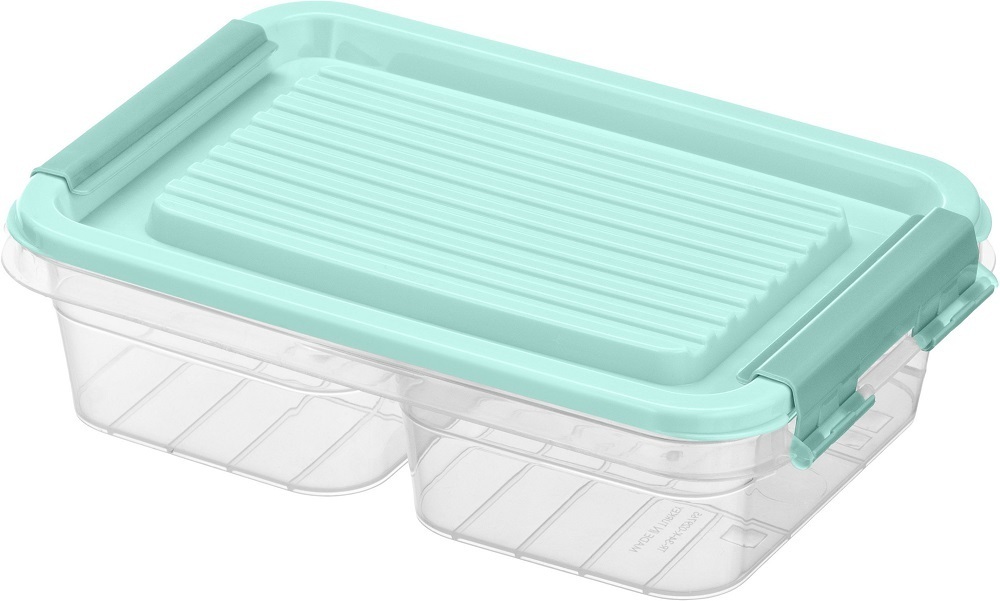 Контейнер двосекційний ARDESTO Fresh 2х0.25л, блакитний (AR1302B)фото1