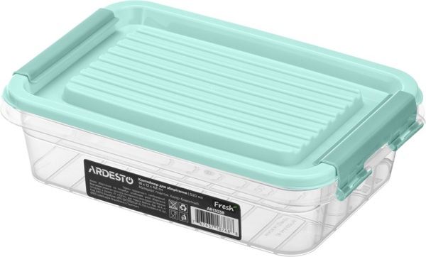 

Контейнер ARDESTO Fresh 0.52л, голубой (AR1303B)