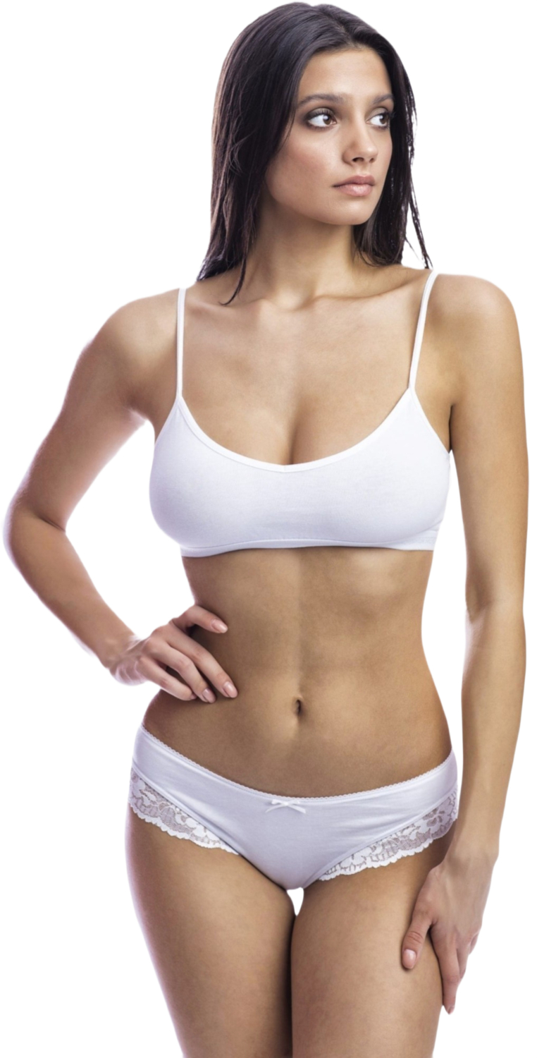Набор трусов женских UNICONF BF89 S белый 5 шт. (5942542998504)