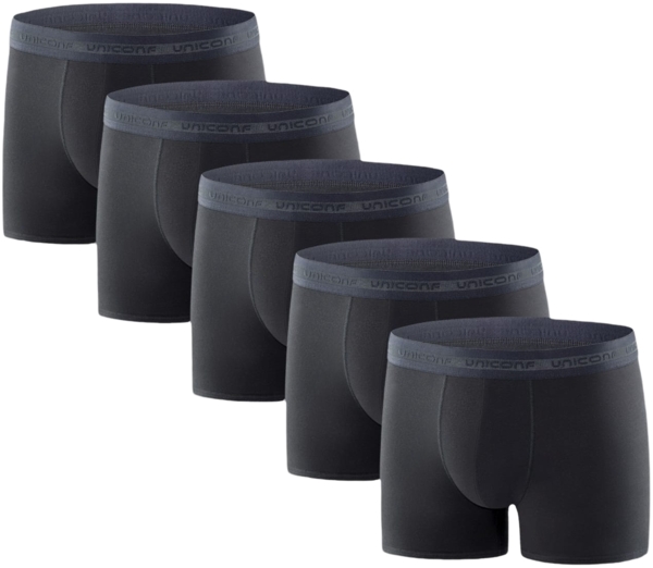 Набор трусов мужских UNICONF UBB08 XL 5 шт черные (5942542251630) фото