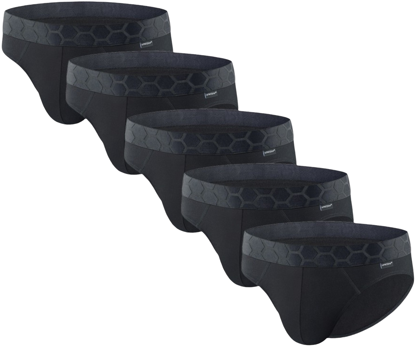 Набор трусов мужских UNICONF UPB40 L 5 шт черные (5942542253153)