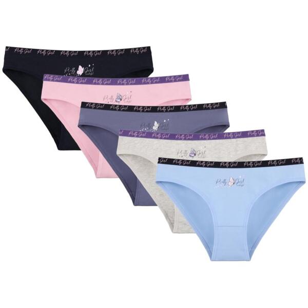 Набор трусов женских DONELLA 2171PB120 M разноцветные 5 шт. (8697840915674)