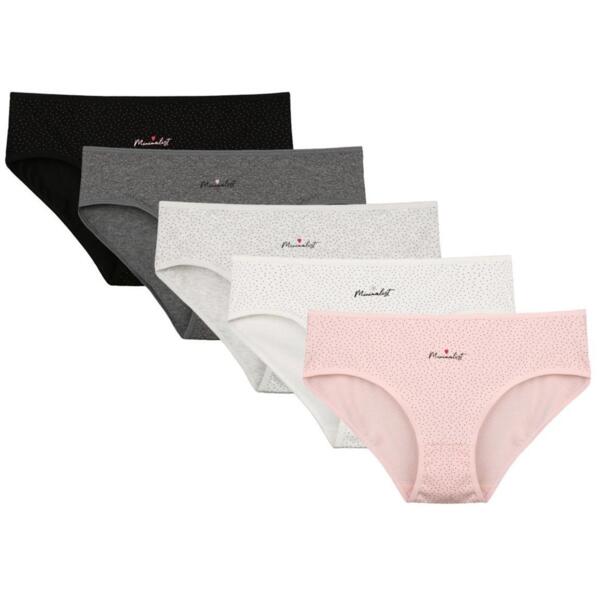Набор трусов женских DONELLA 311329B 2XL разноцветные 5 шт. (8697840786885)