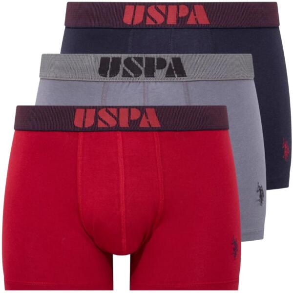 

Набор трусов мужских U.S. Polo Assn. 80521 L 3 шт. бордовый/синий/серый (8680557421095)