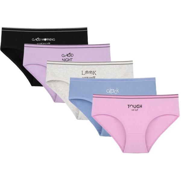 Набор трусов женских DONELLA 3171PB176 XL разноцветные 5 шт. (8697840937157)