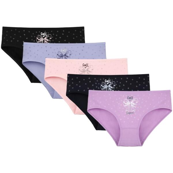 Набор трусов женских DONELLA 3171PB190 M разноцветные 5 шт. (8697840941420)