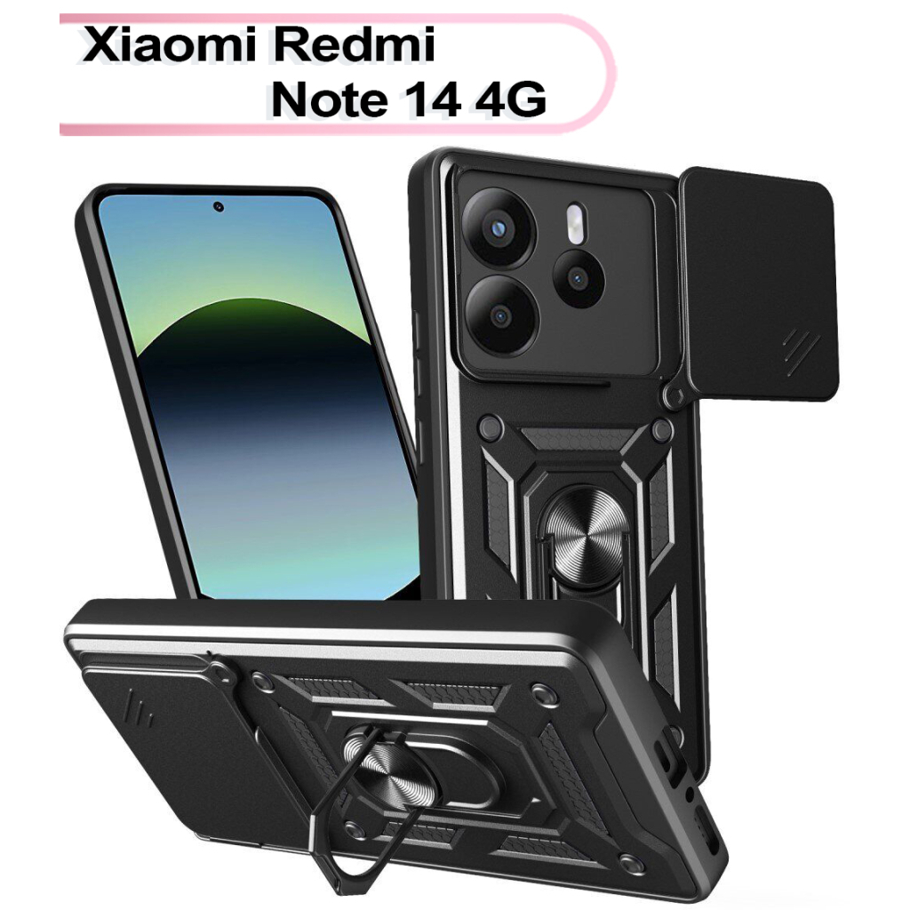 Чохол BeCover Military для Xiaomi Redmi Note 14 Black (BC_713451) фото1