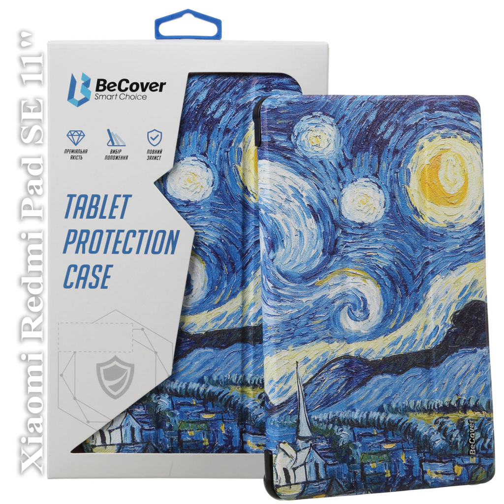 Чехол-книжка BeCover Smart Case для Xiaomi Redmi Pad SE 11" Night (BC_709871) фото1