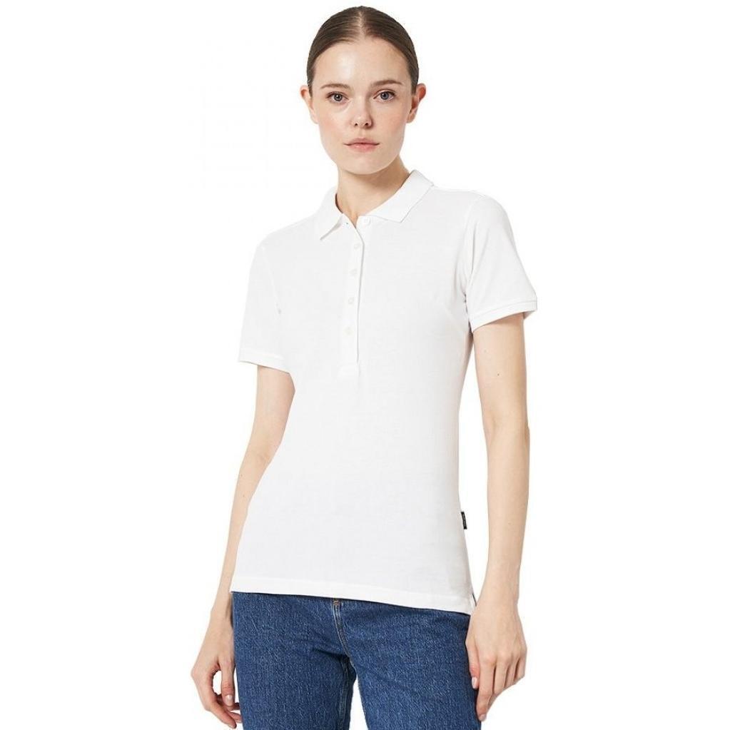 Поло бавовняне жіноче James Harvest NEPTUNE WOMAN 2125033100 XL білийфото1