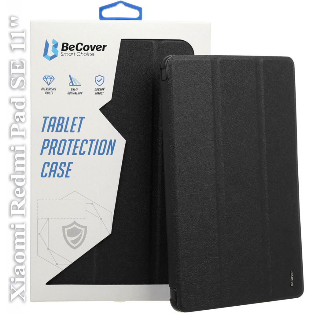 Чехол-книжка BeCover Smart Case для Xiaomi Redmi Pad SE 11" Black (BC_709857) фото1