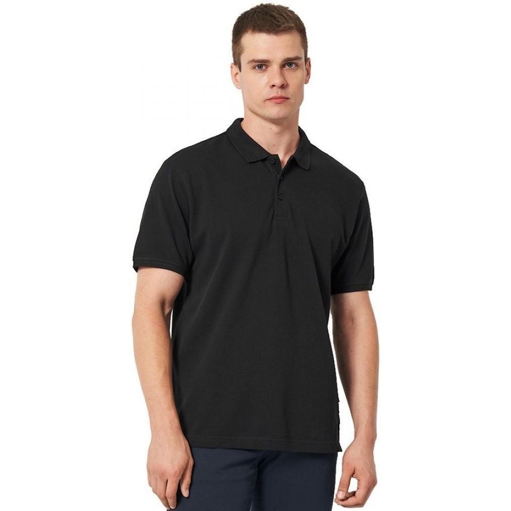 Поло бавовняне чоловіче James Harvest NEPTUNE 2135031900 3XL чорний