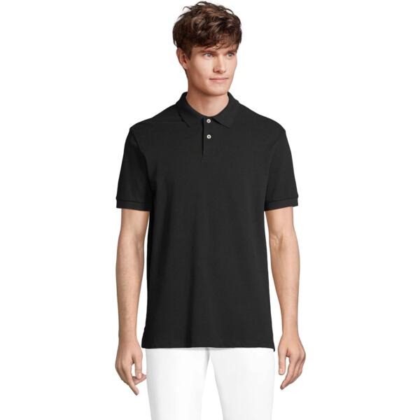 Поло хлопковое мужское Sol’s PACIFIC 04439312 L черный фото 