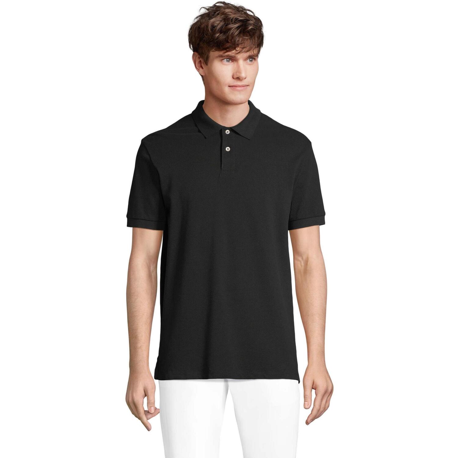 Поло бавовняне чоловіче Sol’s PACIFIC 04439312 XXL чорний