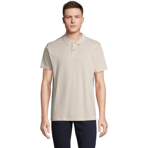 

Поло хлопковое Sol’s Pulse 04502119 S бежевый