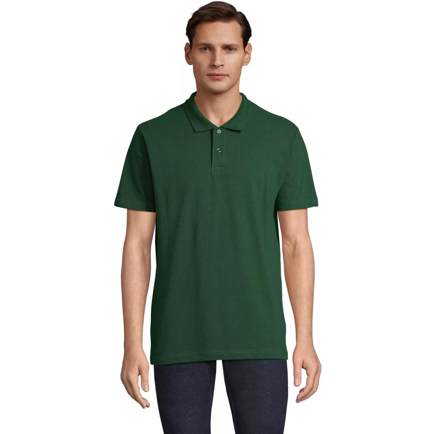 Поло бавовняне Sol’s Pulse 04502264 M темно-зелений