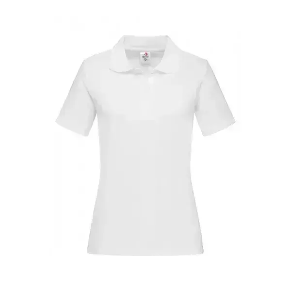 Поло бавовняне жіноче Sol’s PARITY 11312102 S білий