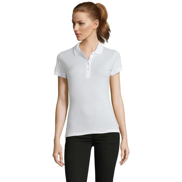 Поло бавовняне Sol’s Passion 11338102 L білийфото