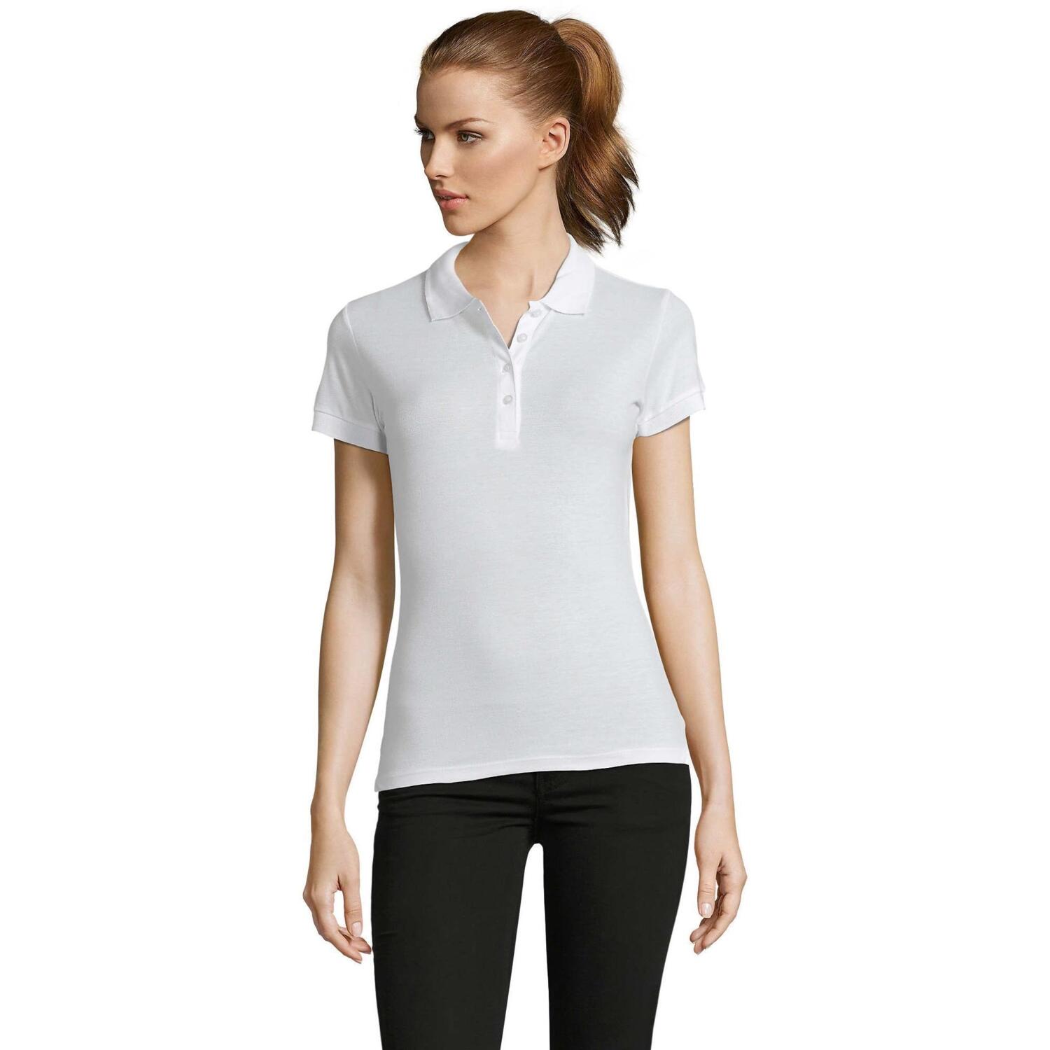 Поло бавовняне Sol’s Passion 11338102 S білий